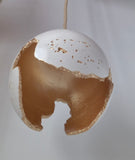 Concrete Sphere Wabi Sabi Lamp