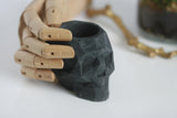 Faceted Concrete Skull Planter | Candleholder - Kaiko Studio
