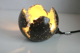 Concrete Sphere Wabi Sabi Lamp | Medium