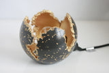 Concrete Sphere Wabi Sabi Lamp | Medium