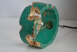 Green Wabi Sabi Concrete ORB Table Lamp | Concrete Light