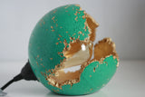 Green Wabi Sabi Concrete Sphere Lamp | Concrete Light