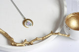 Amethyst and Apatite Crystal Necklace - Kaiko Studio