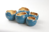 Dark Blue Concrete Decorative Sphere | LIMITED EDITION - Kaiko Studio
