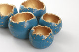 Dark Blue Concrete Decorative Sphere | LIMITED EDITION - Kaiko Studio
