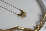 Starburst Necklace | Brass - Kaiko Studio