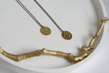 Delicate Moon Phases Stamp Necklaces - Kaiko Studio