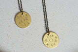 Delicate Moon Phases Stamp Necklaces - Kaiko Studio