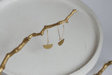 Brass Night-Sky Earrings | Stargazing - Kaiko Studio