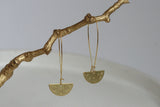 Brass Night-Sky Earrings | Stargazing - Kaiko Studio
