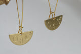 Brass Night-Sky Earrings | Stargazing - Kaiko Studio