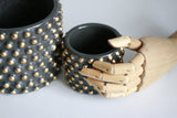 Textured Concrete Cylinder Pot | Candleholder - Kaiko Studio
