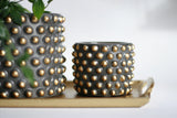 Textured Concrete Cylinder Pot | Candleholder - Kaiko Studio