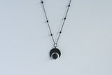 Black Moon and Lava Necklaces | Aromatherapy Jewellery - Kaiko Studio