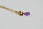 Dainty Crystal Necklace | Amethyst