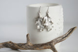 Large Oak Leaf Earrings  | Silver Plated