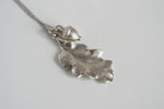 Oak Leaf & Acorn Necklace  | Silver Plated