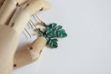 Patina Leaf Earrings | Nature Jewellery