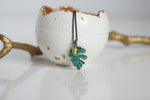 Patina Leaf & Brass Acorn Necklace | Nature Jewellery