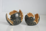 Charcoal Concrete Wabi Sabi Sphere | Rugged Edge - Kaiko Studio
