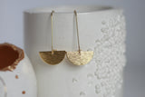 Moon Earrings | Hoop Earrings - Kaiko Studio