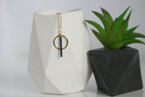 Delicate Geometric Necklace | Minimal