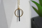 Delicate Geometric Necklace | Minimal