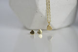 Dainty Gold Heart Jewellery SET