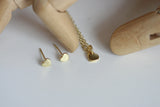 Dainty Gold Heart Jewellery SET