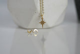 Dainty Celestial Jewellery SET | Gold Plated