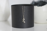 Delicate Mushroom Necklace | Silver Plated