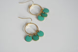 Delicate Turquoise & Gold Earrings