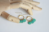 Delicate Turquoise & Gold Earrings
