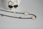 Statement Moon & Sun Jewellery | Black & Gold