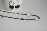 Statement Moon & Sun Jewellery | Black & Gold