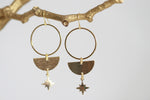 Celestial Northern Star Earrings |  Statement