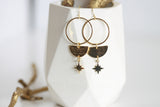 Celestial Northern Star Earrings |  Statement