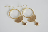 Celestial Northern Star Earrings |  Statement