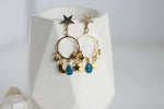 Celestial Moon & Star Earrings | Enamel