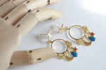 Celestial Moon & Star Earrings | Enamel