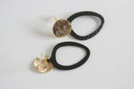 Black & Gold Earrings | Studs