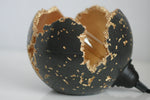 Concrete Sphere Wabi Sabi Lamp