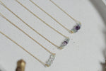 Delicate Fluorite Necklace | Crystal Jewellery - Kaiko Studio