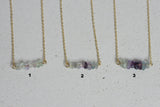 Delicate Fluorite Necklace | Crystal Jewellery - Kaiko Studio