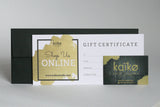 Gift Card | Gift Certificate - Kaiko Studio