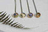 Wicklow Fern & Forget-me-not Necklace | Botanical Jewellery - Kaiko Studio