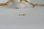 Delicate Geometric Earrings | Tiny Studs - Kaiko Studio