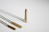 Geometric Solid Brass Bar Necklace | Unisex