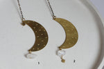Moon and Quartz Crystal Wall Decor | Window Decor - Kaiko Studio