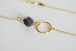 Delicate Crystal Necklace | Amethyst